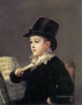 Francisco goya Painting - Retrato de Mariano Goya Francisco de Goya
